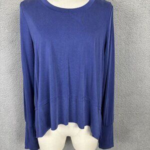 UEU Women's Blue Long-Sleeve Lightweight Outdoor Top Size Small New With Tag's